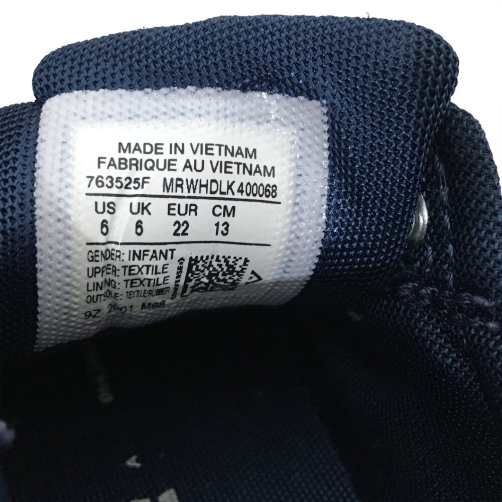Converse Boy's Navy Court Shoes Size 6 - Picture 8 of 9